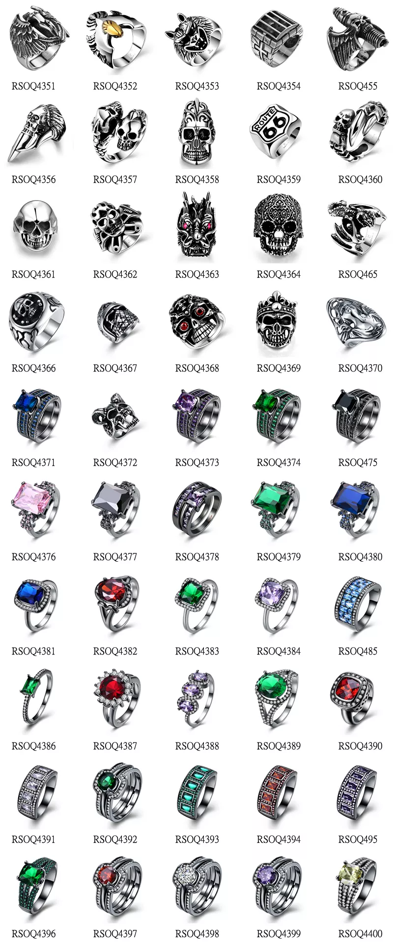 450 Skull Ring, Animal-Shaped Ring and Awesome Vintage Ring Designs