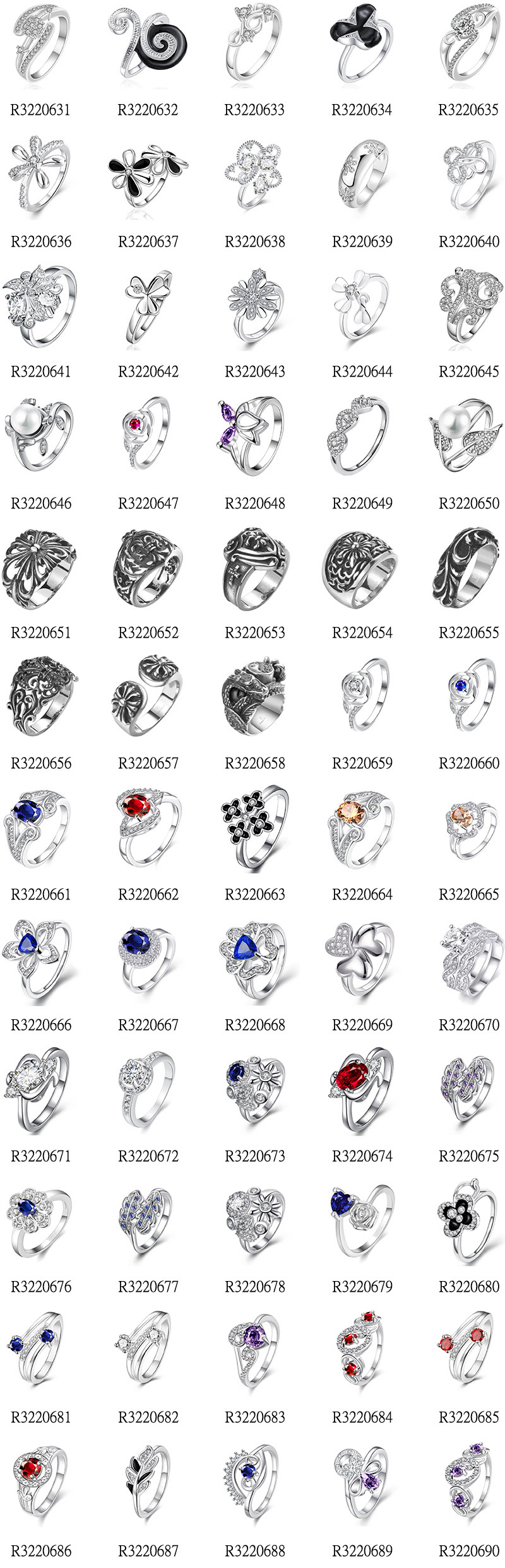 Buy Original Impon Flower Design Finger Ring for Women