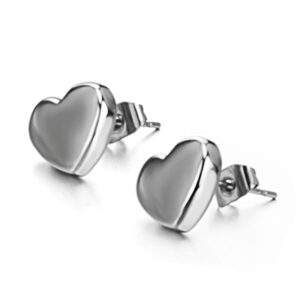 Classic Heart Shape Stainless Steel Stud Earring Wholesale