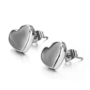 Classic Heart Shape Stainless Steel Stud Earring Wholesale