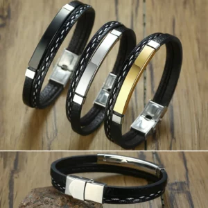 Layer Leather Bracelets for Wholesale
