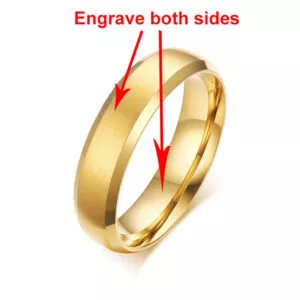 Personalize Stainless Steel Rings for Wholesale